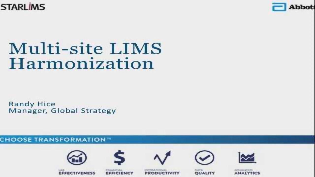 Multi-site LIMS Harmonization