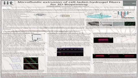 Microfluidic Extrusion of Cell-laden Hydrogel Fibers for 3D-Bioprinting