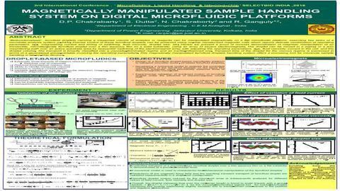 Magnetically Manipulated Sample Handling System on Digital Microfluidic Platforms
