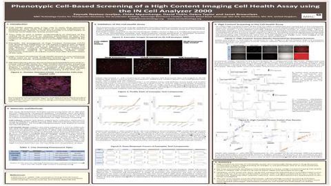 Phenotypic Cell-Based Screening of a High Content Imaging Cell Health Assay using the IN Cell Analyzer 2000
