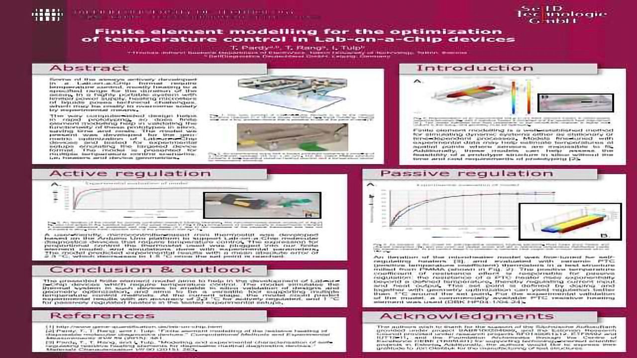 Finite Element Modelling for the Optimization of Temperature Control in Lab-on-a-Chip Devices