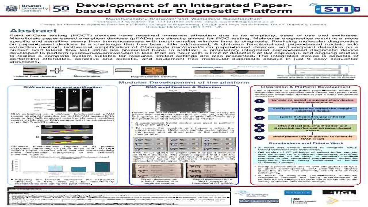 Development of an Integrated Paper-based Molecular Diagnostic Platform