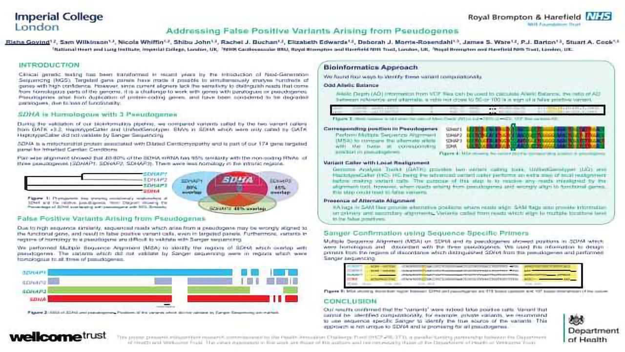 Addressing False Positive Variants Arising from Pseudogenes