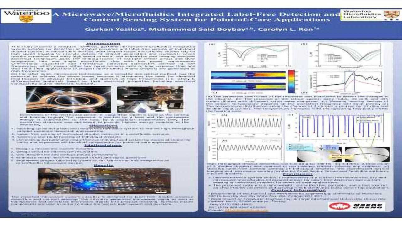 A Microwave/Microfluidics Integrated Label-Free Detection and Content Sensing System for Point-of-Care Applications