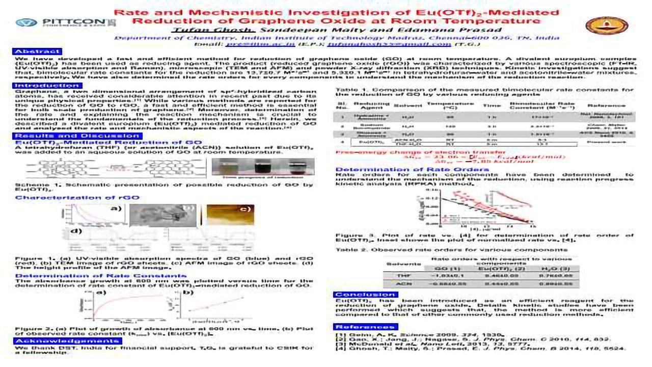 Rate and Mechanistic Investigation of Eu(OTf)2-Mediated Reduction of Graphene Oxide at Room Temperature