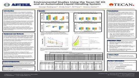 Environmental Studies Using the Tecan QC Kit and an Automated Liquid Handling System