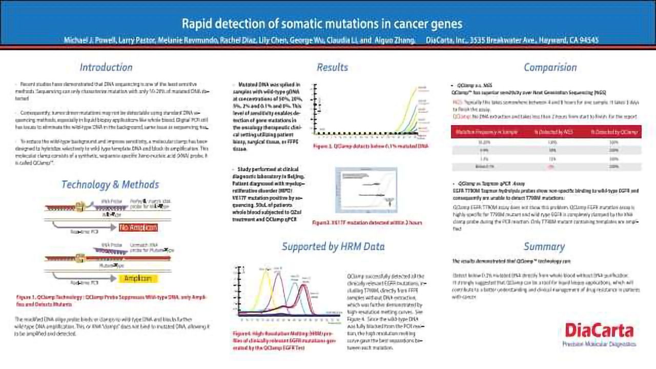 Rapid Detection of Somatic Mutations in Cancer Genes