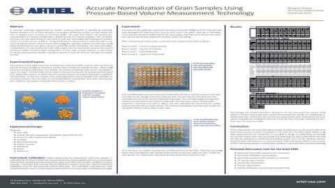 Accurate Normalization of Grain Samples Using Pressure-Based Volume Measurement Technology