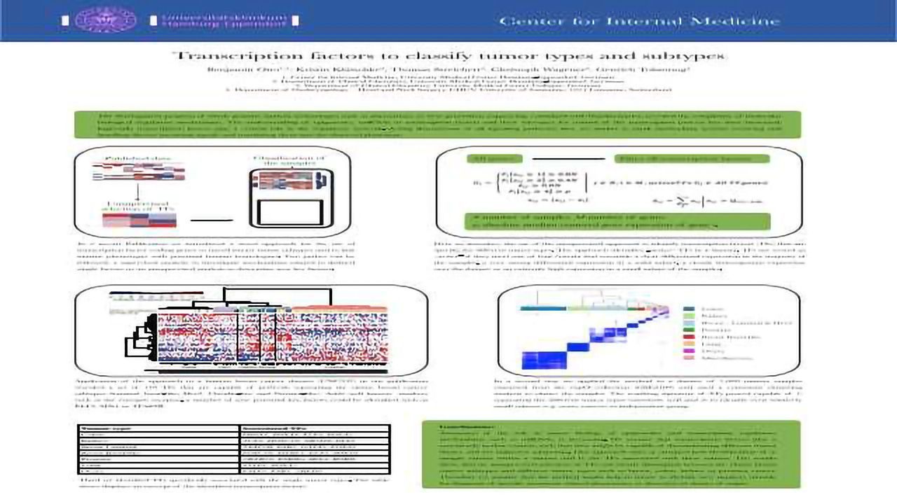 Transcription Factors to Classify Tumor Types and Subtypes