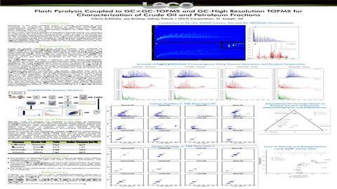 Flash Pyrolysis Coupled to GCxGC-TOFMS and GC-High Resolution TOFMS for Characterization of Crude Oil and Petroleum Fractions