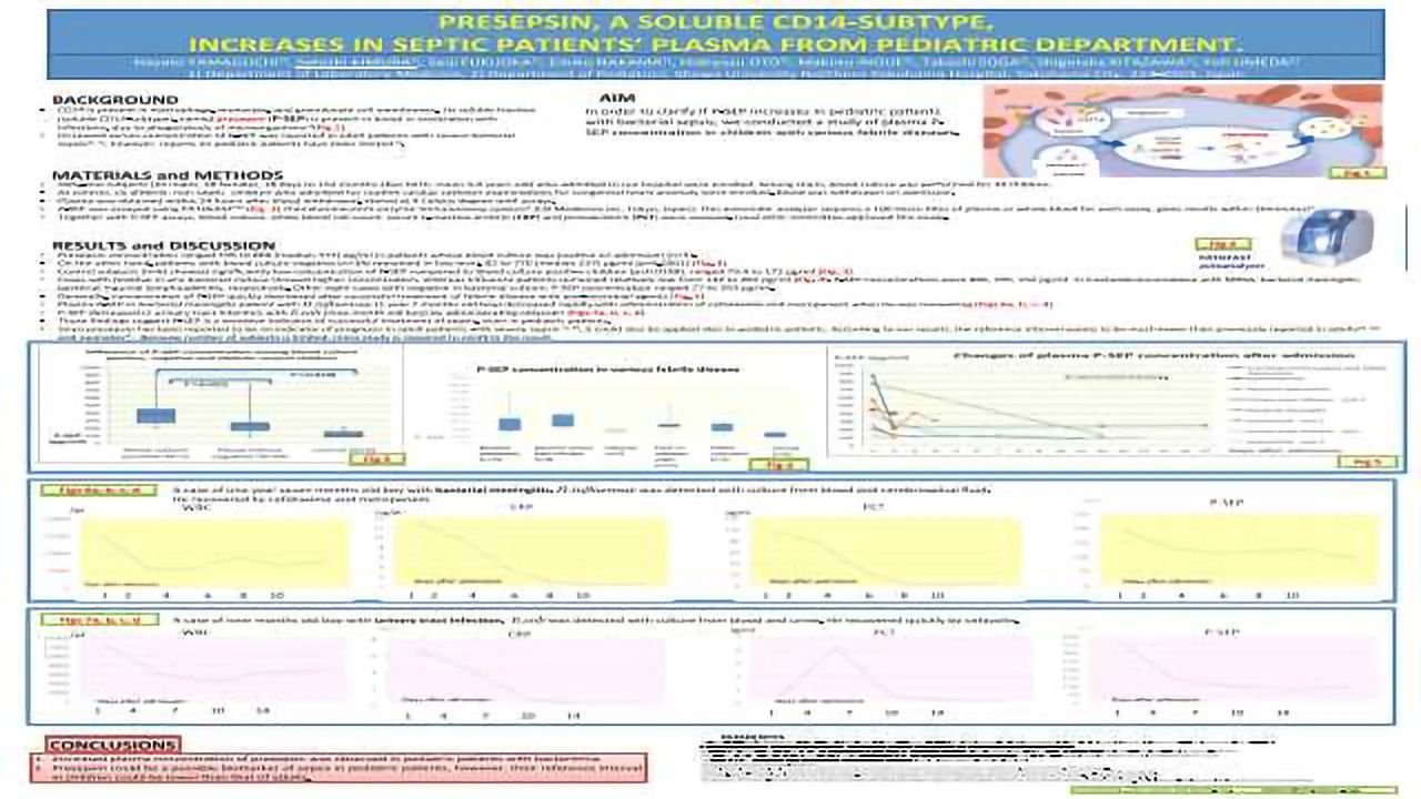 PRESEPSIN, A SOLUBLE CD14-SUBTYPE, A POSSIBLE NEW BIOMARKER INCREASES IN SEPTIC PATIENTS’ PLASMA FROM PEDIATRIC DEPARTMENT.