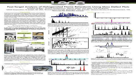 Post-Target Analysis of Halogenated Flame Retardants Using Mass Defect Plots