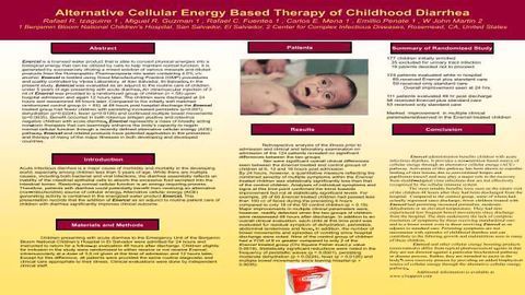 Alternative Cellular Energy Based Therapy of Childhood Diarrhea