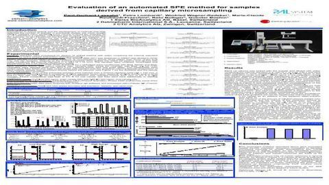 Evaluation of an automated SPE method for samples derived from capillary microsampling