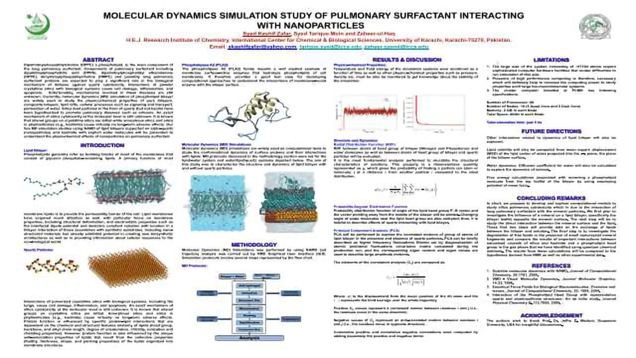 Molecular Dynamics Simulation Study of Pulmonary Surfactant Interacting With Nanoparticles