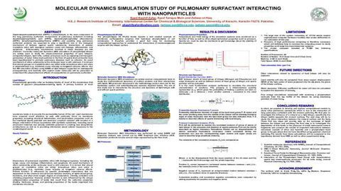 Molecular Dynamics Simulation Study of Pulmonary Surfactant Interacting With Nanoparticles