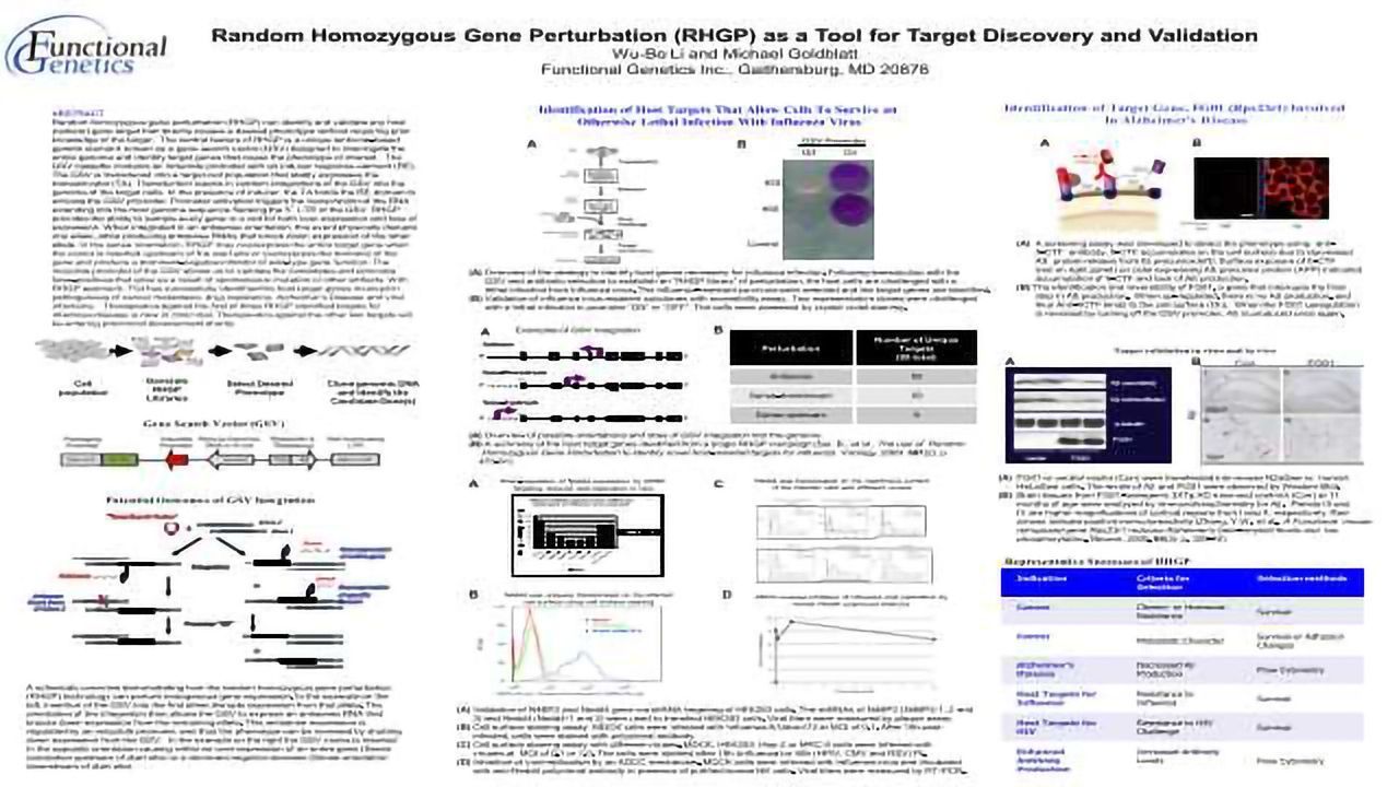 Random Homozygous Gene Perturbation (RHGP) as a Tool for Target Discovery and Validation