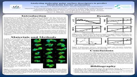 Analyzing Molecular Polar Surface Descriptors to Predict Blood-Brain Barrier Permeation