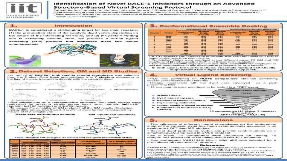 Identification of Novel BACE-1 Inhibitors through an Advanced Structure-Based Virtual Screening Protocol content piece image