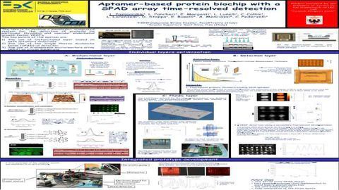 Aptamer-based protein biochip with a SPAD array time-resolved detection