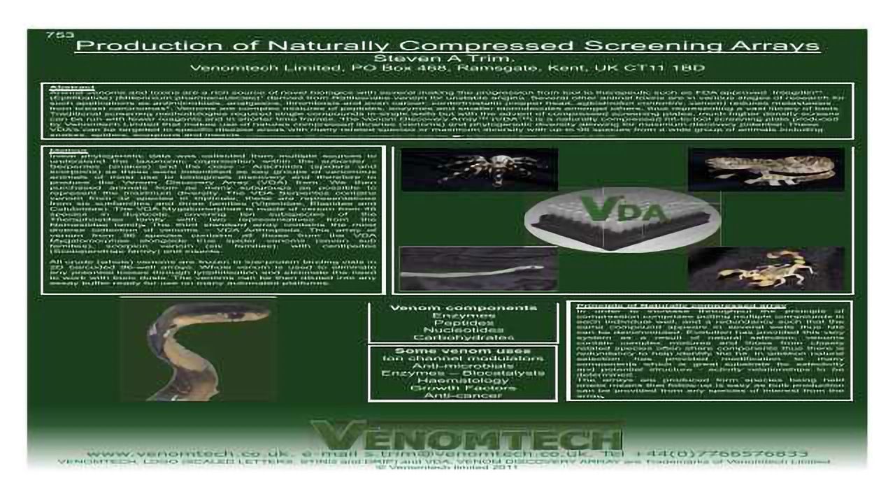 Production of Naturally Compressed Screening Arrays