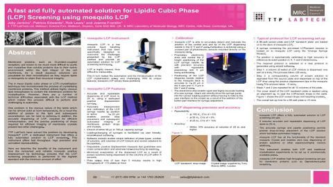 A fast and fully automated solution for Lipidic Cubic Phase (LCP) screening using mosquito LCP