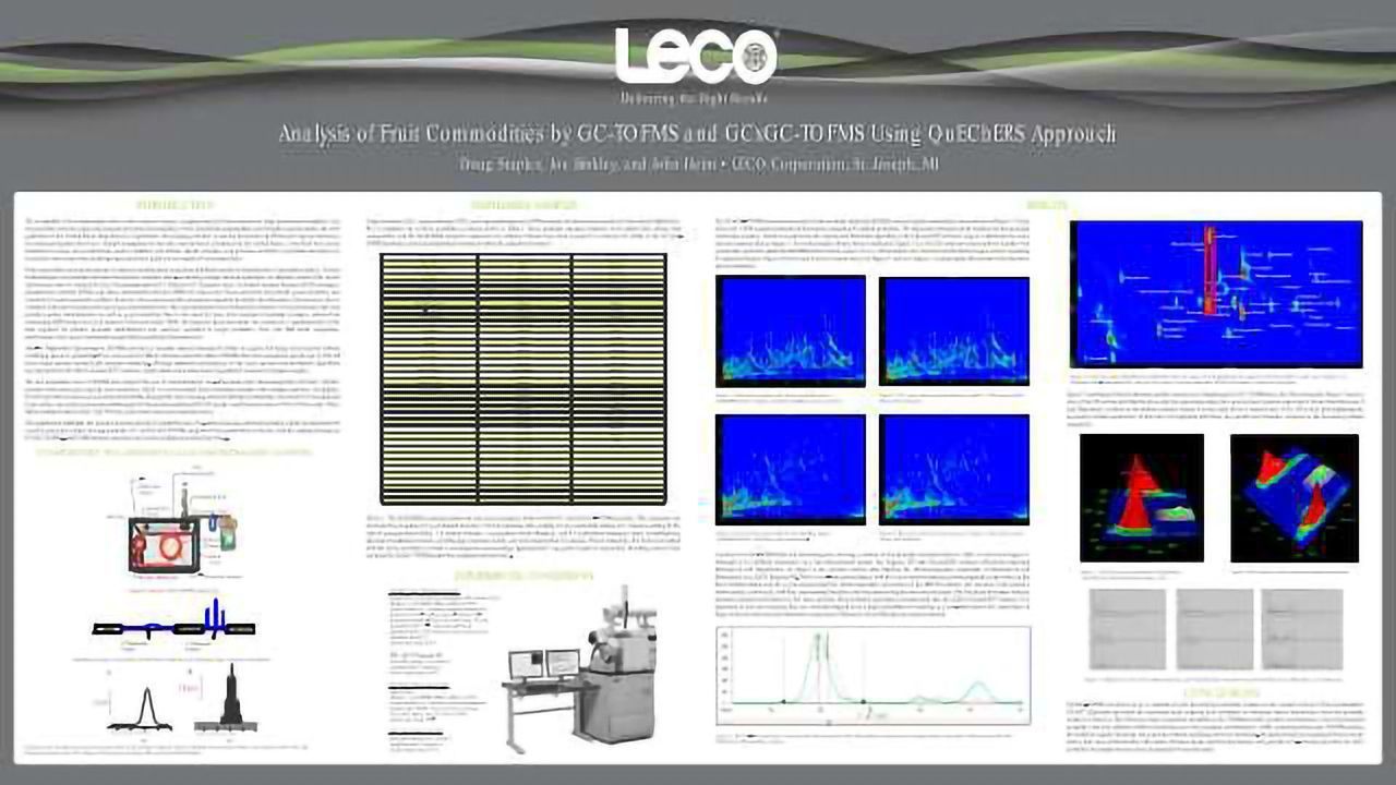 Analysis of Fruit Commodities by GC-TOFMS and GCxGC-TOFMS Using QuEChERS Approach