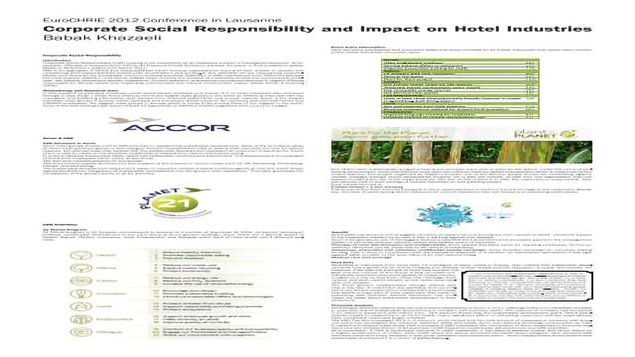 Corporate Social Responsibility and Impact on Hotel Industries