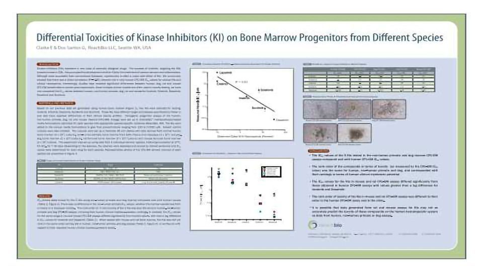 Differential Toxicities of Kinase Inhibitors (KI) on Bone Marrow Progenitors from Different Species content piece image