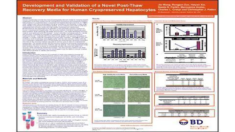 Development and Validation of a Novel Post-Thaw Recovery Media for Human Cryopreserved Hepatocytes