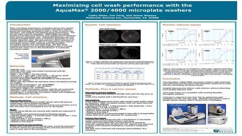 Maximizing cell wash performance with the AquaMax® 2000/4000 microplate washers