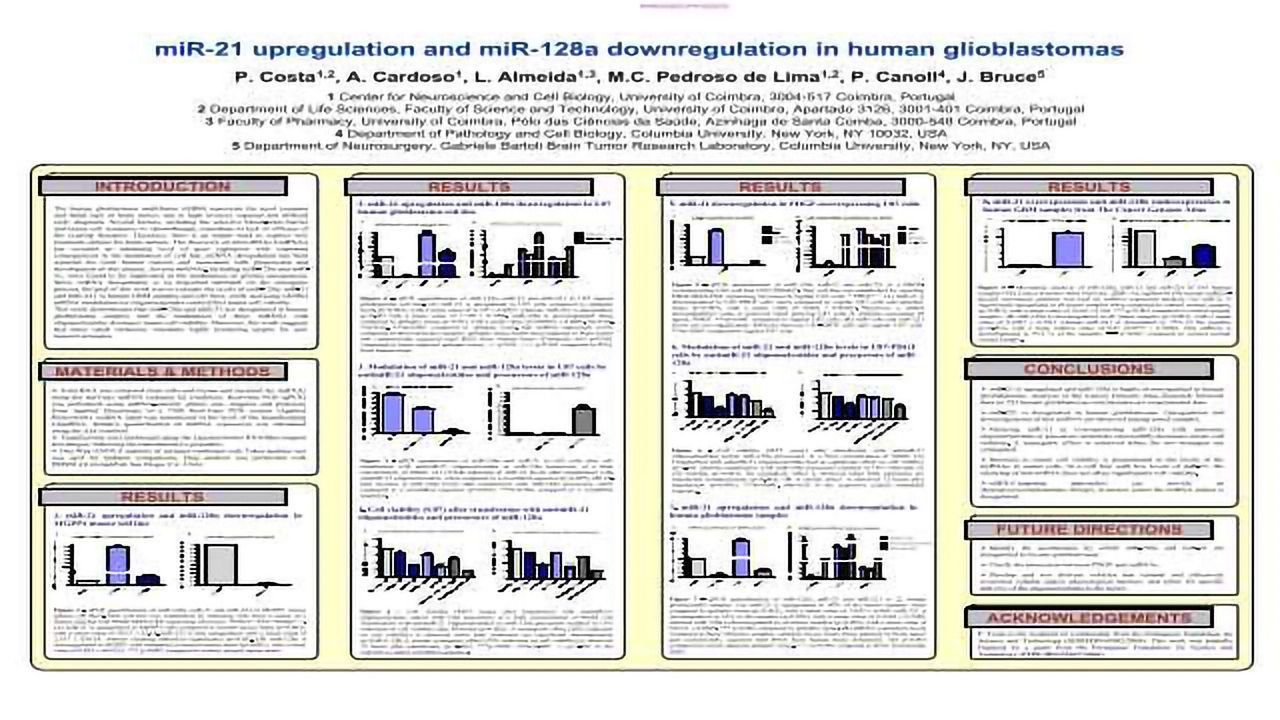 miR-21 upregulation and miR-128a downregulation in human glioblastomas