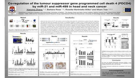 Co-rgulation of tumour suppressor gene programmed cell death 4 (PDCD4) by miR-21 and miR-499 in head and neck cancer