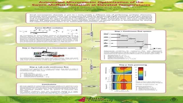 自动微反应器的优化Swern-Moffatt氧化在高温内容块的形象