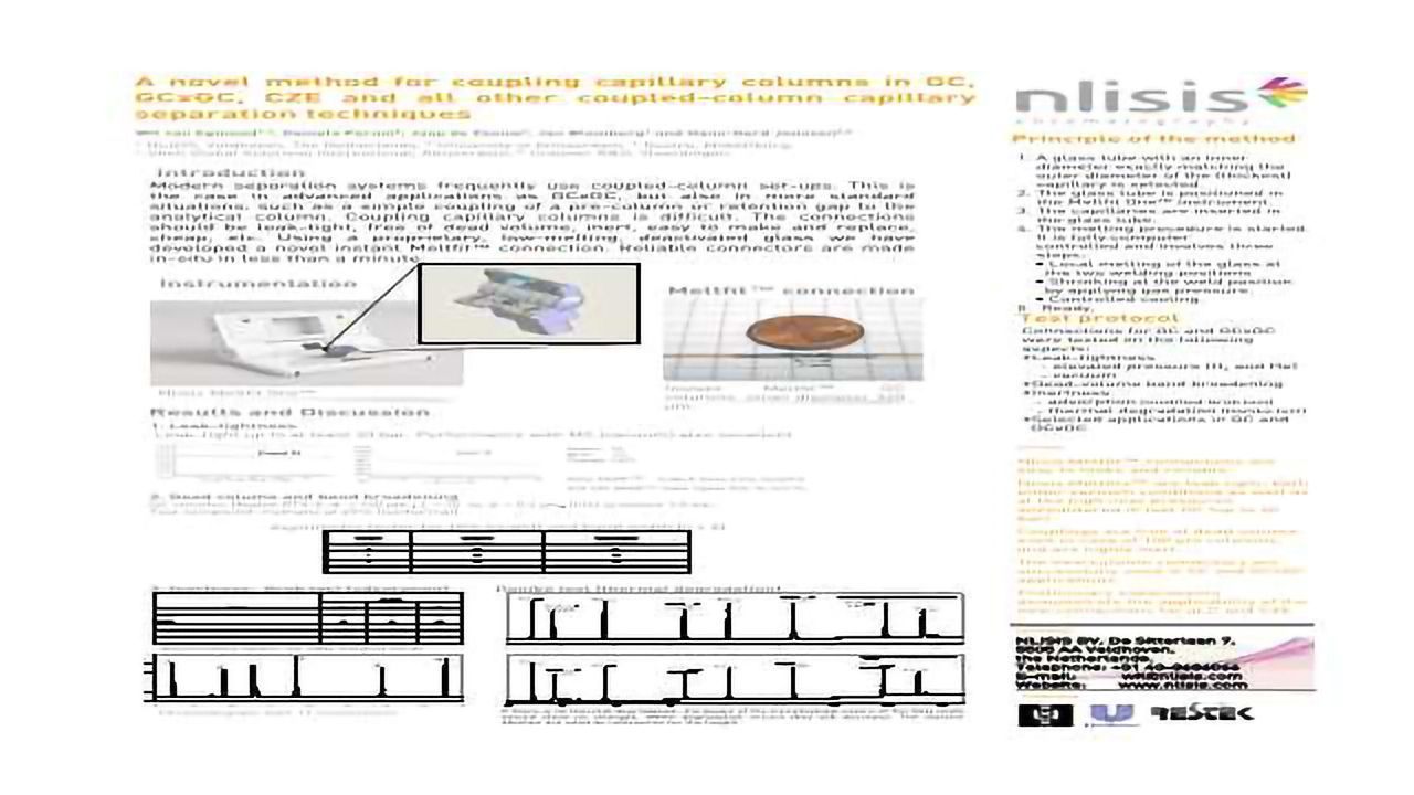 A novel method for coupling capillary columns