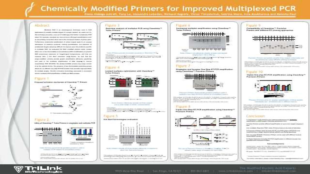 Chemically Modified Primers for Improved Multiplexed PCR