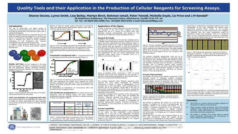 Quality Tools and their Application in the Production of Cellular Reagents for Screening Assays. content piece image