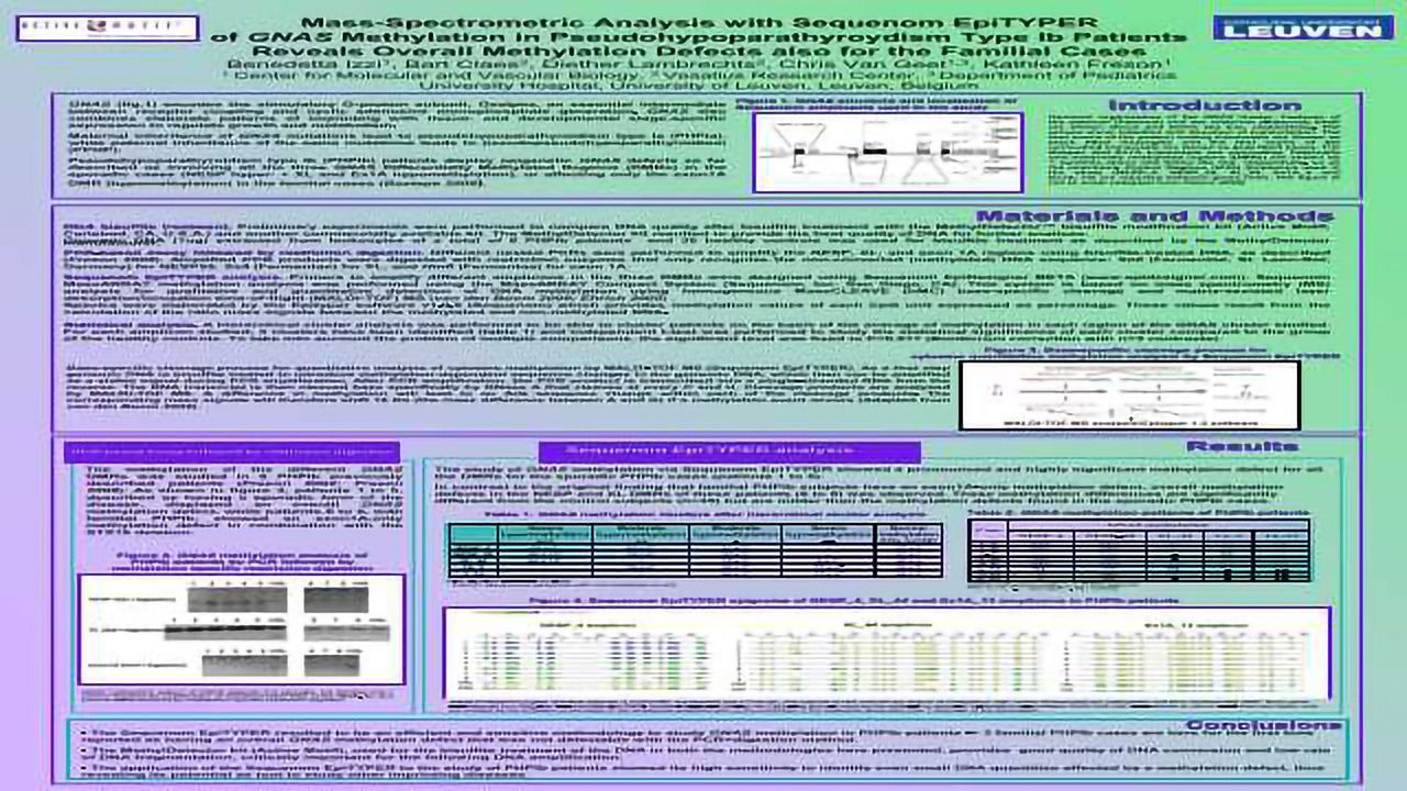 Mass-Spectrometric Analysis with Sequenom EpiTYPER of GNAS Methylation in Pseudohypoparathyroydism Type Ib Patients Reveals Overall Methylation Defects also for the Familial Cases