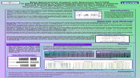 Mass-Spectrometric Analysis with Sequenom EpiTYPER of GNAS Methylation in Pseudohypoparathyroydism Type Ib Patients Reveals Overall Methylation Defects also for the Familial Cases