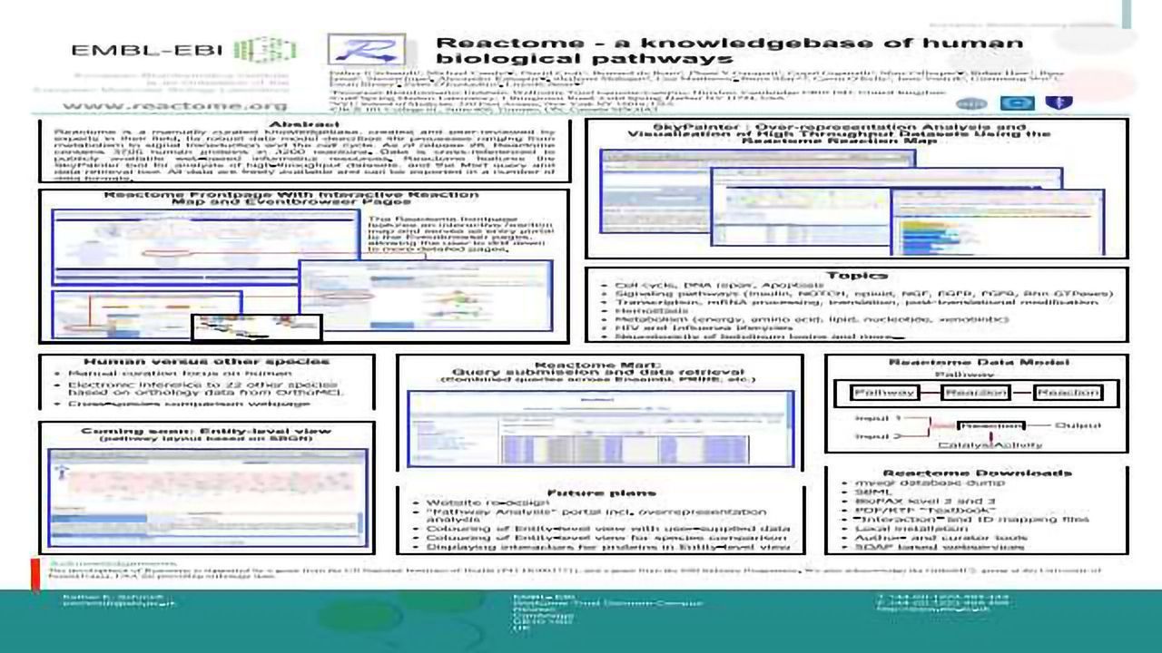 Reactome - a knowledgebase of human biological pathways