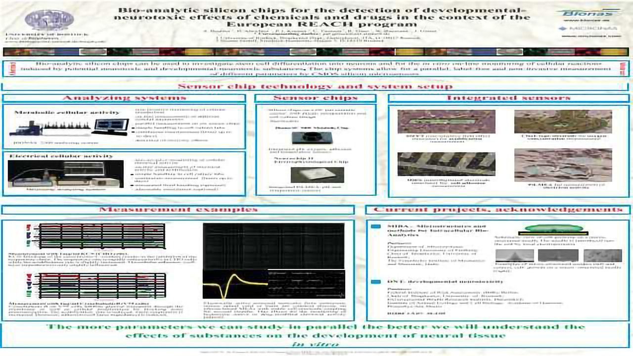 Bio-analytic silicon chips for the detection of developmentalneurotoxic effects of chemicals and drugs in the context of the European REACH program