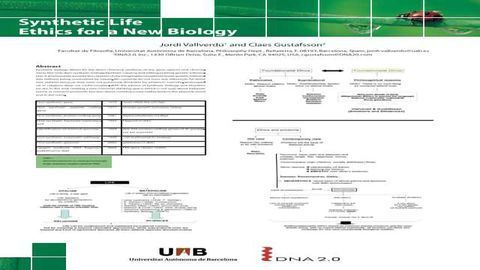 Synthetic Life - Ethics for a New Biology