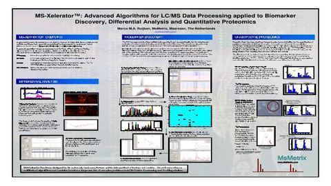 MS-Xelerator™: Advanced Algorithms for LC/MS Data Processing Applied to Biomarker Discovery, Differential Analysis and Quantitative Proteomics