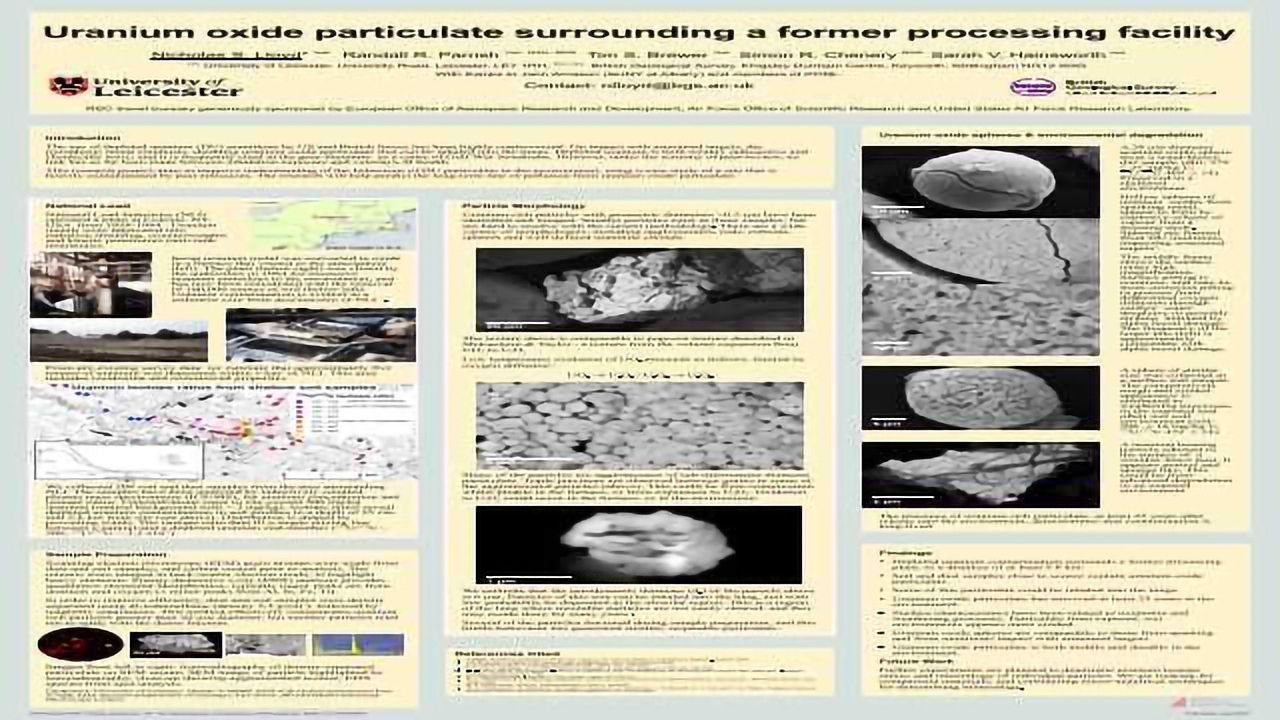 Uranium Oxide Particulate Surrounding a Former Processing Facility