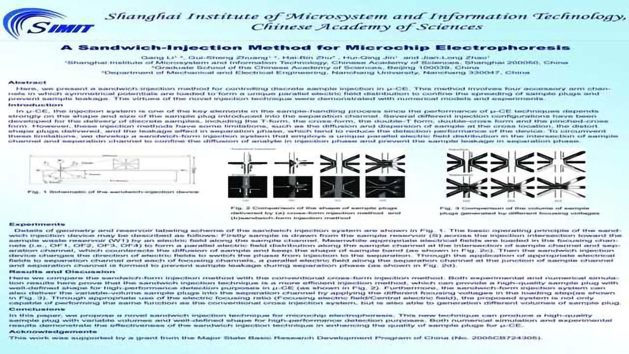 A Sandwich-Injection Method for Microchip Electrophoresis