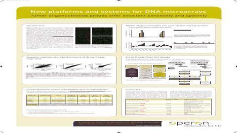 New Platforms and Systems for DNA Microarrays