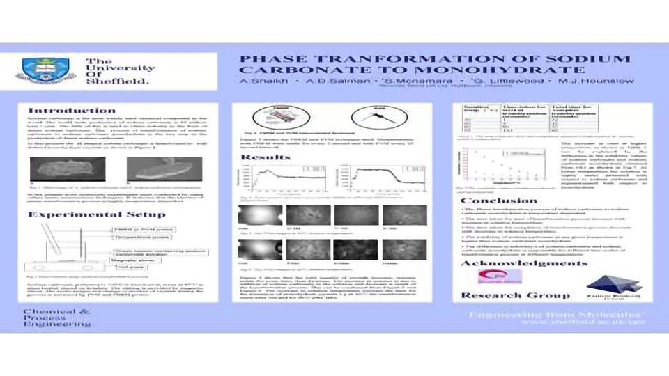 Phase Tranformation of Sodium Carbonate to Monohydrate content piece image