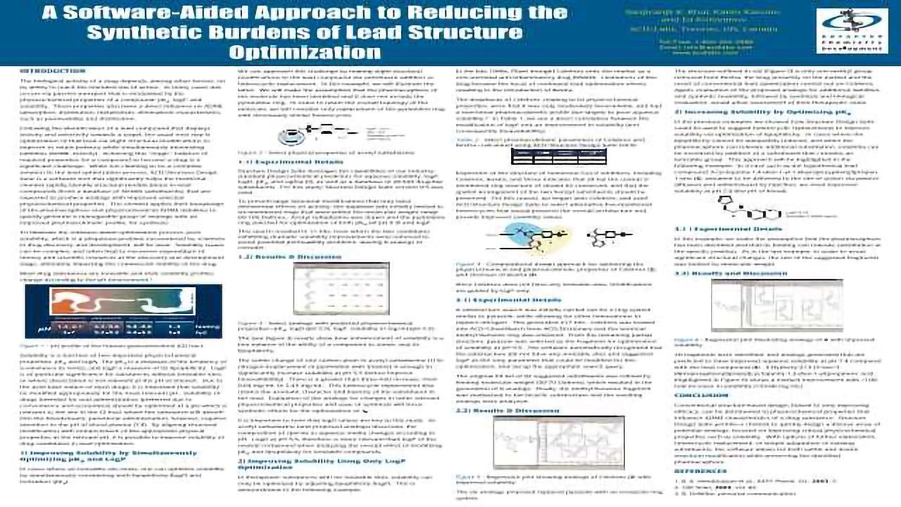 A Software-Aided Approach to Reducing the Synthetic Burdens of Lead Structure Optimization