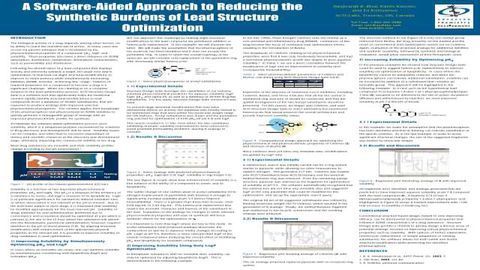 A Software-Aided Approach to Reducing the Synthetic Burdens of Lead Structure Optimization