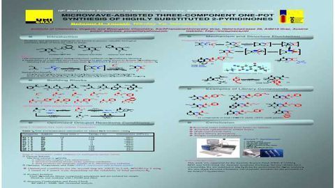 Microwave-Assisted Three-Component One-Pot Synthesis of Highly Substituted 2-Pyridinones